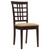 Kelso - Lattice Back Dining Side Chair (Set of 2) - Cappuccino
