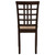 Kelso - Lattice Back Dining Side Chair (Set of 2) - Cappuccino