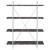 Grimma - 4-Shelf Bookshelf - Rustic Gray And Chrome