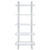 Hartford - 5-Shelf Glass Bookshelf - Chrome