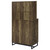 Mendoza - 2 Door Home Bar Cabinet Wine Storage - Rustic Oak
