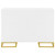 Elsa - 2 Door Wood Storage Accent Cabinet - White And Gold