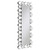 Aghes - Wall Mirror With Lighting - Silver