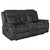 Lawrence - Upholstered Padded Arm Reclining Loveseat - Charcoal
