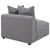 Jennifer - Upholstered Armless Chair - Gray