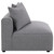 Jennifer - Upholstered Armless Chair - Gray