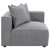 Jennifer - Upholstered Corner Chair - Gray