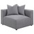 Jennifer - Upholstered Corner Chair - Gray