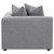 Jennifer - Upholstered Corner Chair - Gray