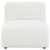 Sunny - Upholstered Armless Chair Natural - Ivory