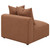 Jennifer - Upholstered Armless Chair - Terracotta