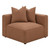 Jennifer - Upholstered Corner Chair - Terracotta