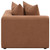 Jennifer - Upholstered Corner Chair - Terracotta