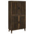 Elouise - 4 Door Engineered Wood Tall Accent Cabinet - Dark Pine
