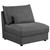 Sasha - Upholstered Armless Chair - Barely Black
