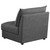 Sasha - Upholstered Armless Chair - Barely Black