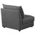 Sasha - Upholstered Armless Chair - Barely Black