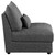Sasha - Upholstered Armless Chair - Barely Black