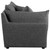 Sasha - Upholstered LAF Chair - Barely Black
