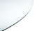 48" 6mm Round Clear Tempered Glass Top - Clear