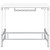 Norcrest - Acrylic Leg Bar Table - White High Gloss