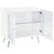 Nieta - 2 Door Engineered Wood Accent Cabinet - White High Gloss