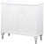 Cardella - 2 Door Mandala Accent Cabinet - Distressed White