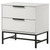 Sonora - 2-Drawer Nightstand Bedside Table - White
