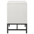 Sonora - 2-Drawer Nightstand Bedside Table - White