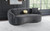 Brookside - Velvet Upholstered Curved Sofa - Dark Gray