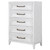 Marielle - 5-Drawer Bedroom Chest - Distressed White