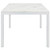 Athena - Rectangular Faux Marble Dining Table - Chrome