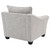 Tomkins - Boucle Upholstered Chair - Light Gray