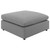Raleigh - Boucle Upholstered Ottoman - Gray