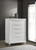 Marmore - 5-Drawer Bedroom Chest Of Drawers - White