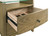Granada - 2-Drawer Glass Top Nightstand - Natural Pine