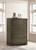 Gran Park - 5-Drawer Bedroom Chest Of Drawers - Dark Cocoa