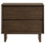 Glenwood - 2-Drawer Nightstand Bedside Table - Warm Brown