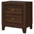 Welsley - 2-Drawer Nightstand Bedside Table - Walnut