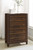 Welsley - 4-Drawer Chest Of Drawers - Walnut