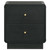 Cavelle - 2-Drawer Nightstand Bedside Table - Black