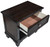 Andover - 1-Drawer Nightstand Bedside Table - Dark Oak