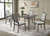 Onslow - 5 Piece Rectangular Dining Set - Dark Brown