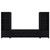 Jupiter - 3 Piece Entertainment Center TV Stand - Black
