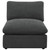 Collins - Modular Armless Chair - Dark Gray
