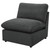 Collins - Modular Armless Chair - Dark Gray
