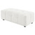 Everly - Boucle Upholstered Rectangular Ottoman - White