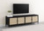 Amherst - 78" 4-Door Metal TV Stand Media Console - Black