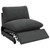 Collins - Modular Power Armless Recliner - Dark Gray