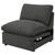 Collins - Modular Power Armless Recliner - Dark Gray